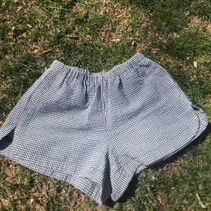 Gingham shorts